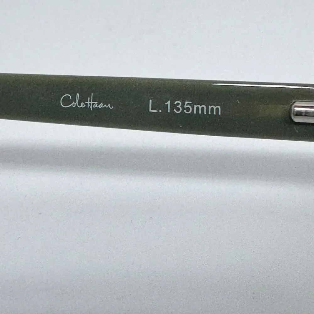Cole Haan CHS 675 Tortoist Green Eyeglasses Full Rim Brown‎ Green H16372